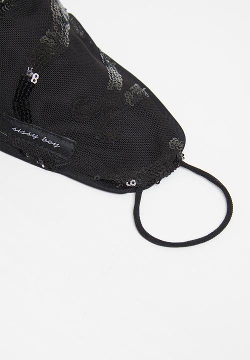 SISSY BOY - Glam mask - black