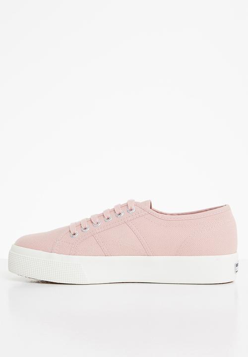 SUPERGA - 2730 cotu  classic mid  platform - ab4 pink smoke f avorio