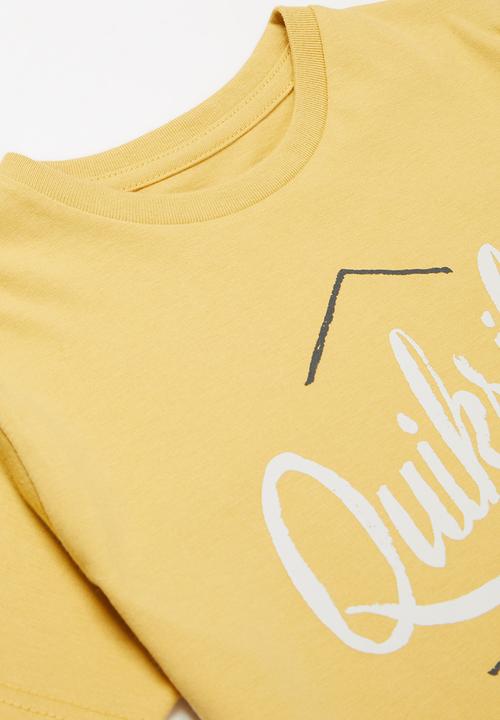 Quiksilver - Sea tales boys tee - yellow 