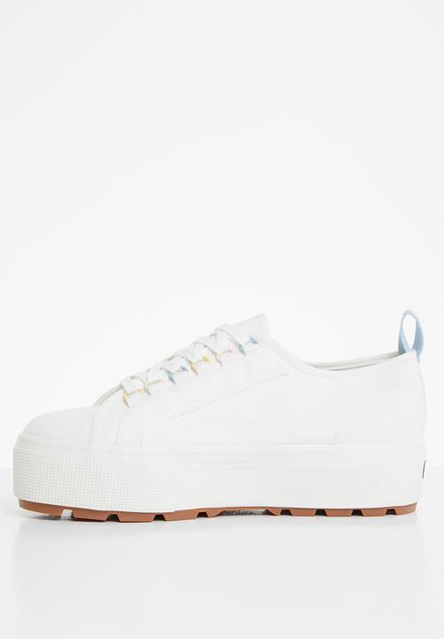 SUPERGA - 2790 tank colourful  platform tank colour  - a3m white avorio multi