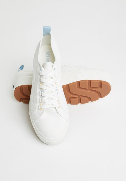 SUPERGA - 2790 tank colourful  platform tank colour  - a3m white avorio multi