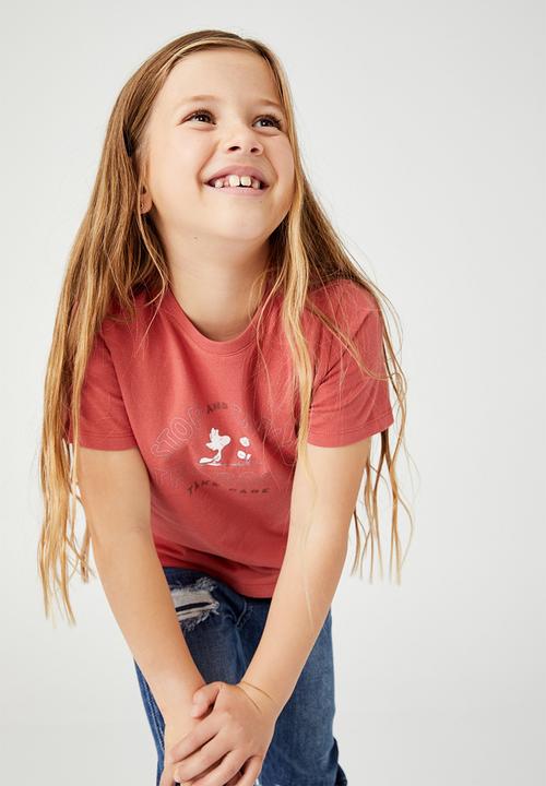 Cotton On - License short sleeve tee - red brick