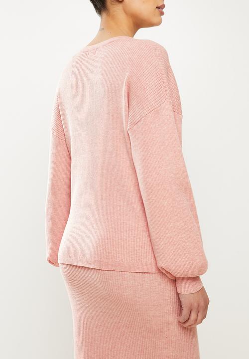 Cotton On - Maternity friendly ultimate pullover - dusty pink marle