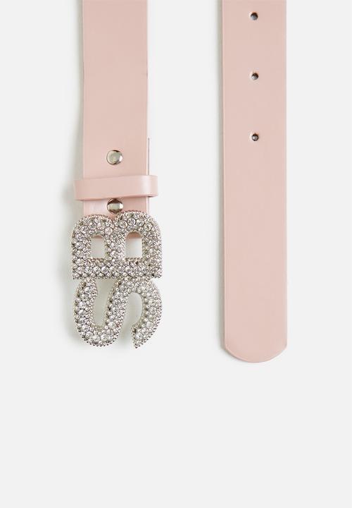 SISSY BOY - Bling belt - pink