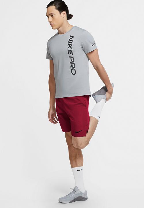 Nike - Nk df flex wvn short - pomegranate/black