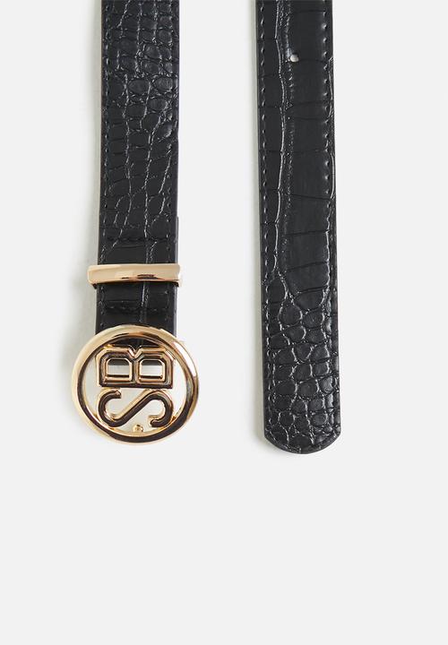 SISSY BOY - Sb logo belt - black