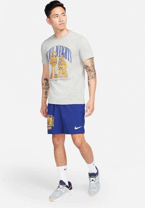 Nike - Nk df tee stry pck fa - dk grey heather