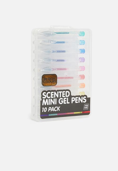 Cotton On - Sunny buddy mini gel pen 10 pk - metallic