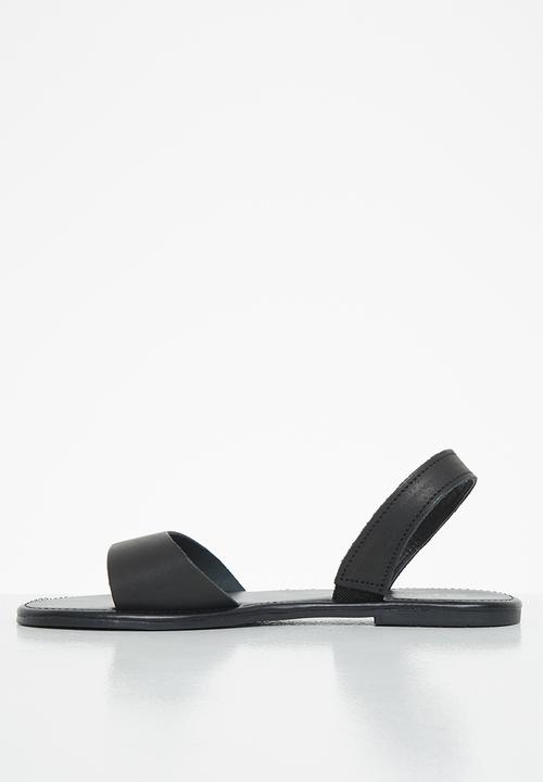 Superbalist - Abby leather slingback sandal - black