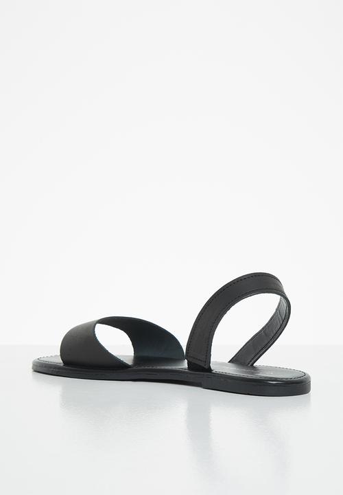 Superbalist - Abby leather slingback sandal - black