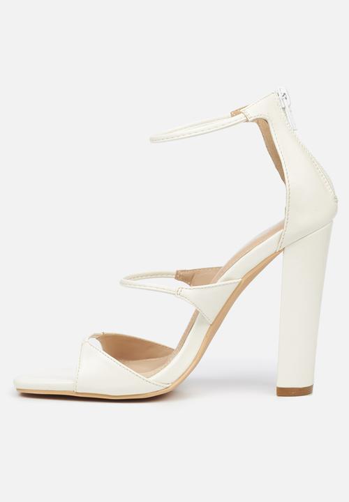 Miss Black - Fenti1 heel - white