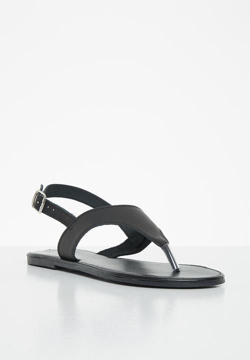 Superbalist - Quin leather T-Bar sandal - black