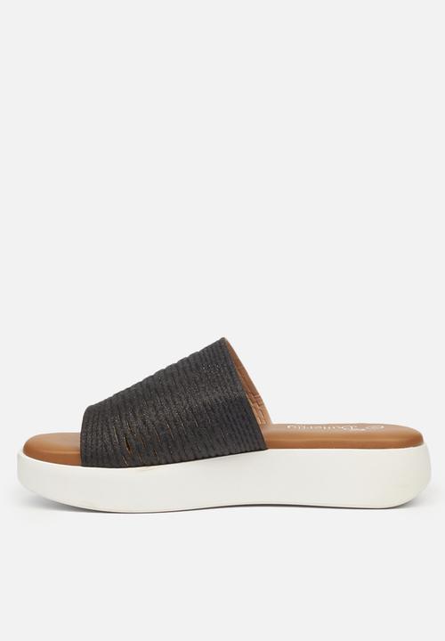 Butterfly Feet - Fuji 1 flatform sandal - black