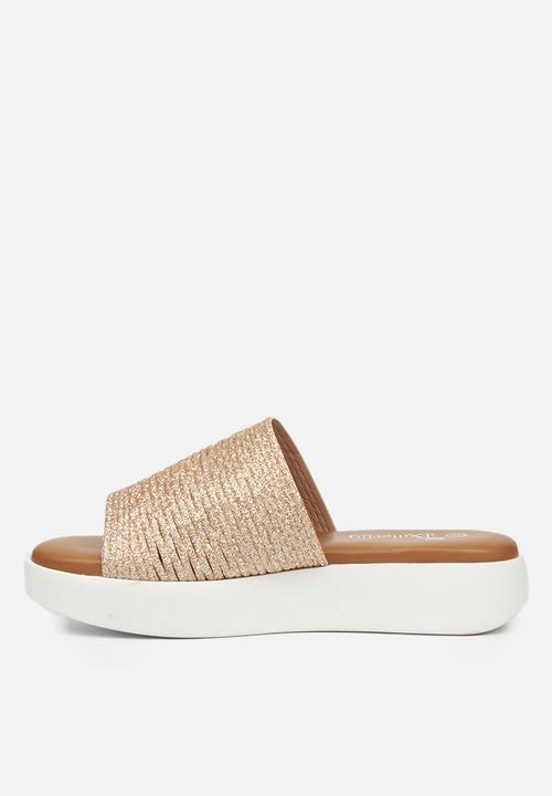 Butterfly Feet - Fuji 1 flatform sandal - rose gold
