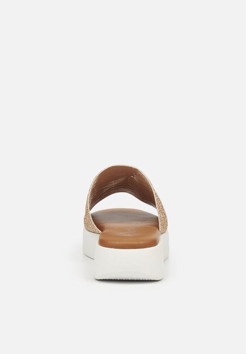 Butterfly Feet - Fuji 1 flatform sandal - rose gold