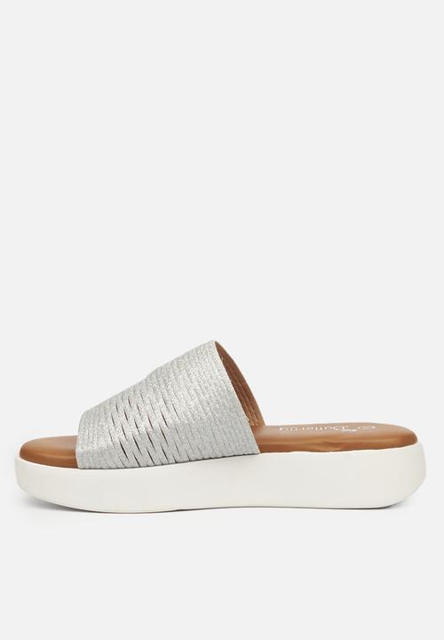 Butterfly Feet - Fuji 1 flatform sandal - silver