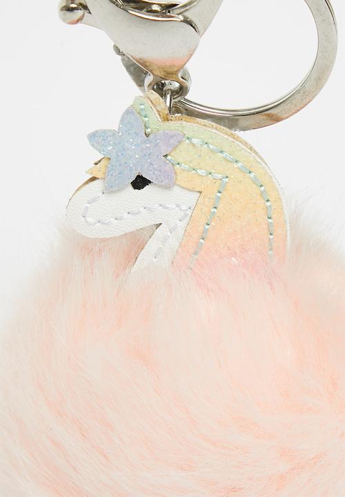 Cotton On - Kids pom pom bag charm - unicorn pom pom