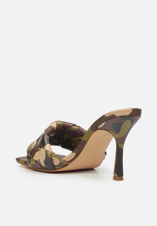 Miss Black - Ammo1 mule heel - green