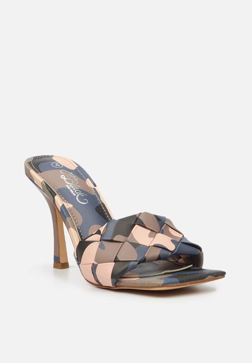 Miss Black - Ammo1 mule heel - pink