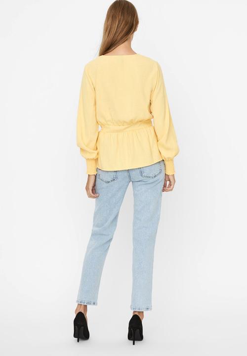 Vero Moda - Eye long sleeve top - yellow