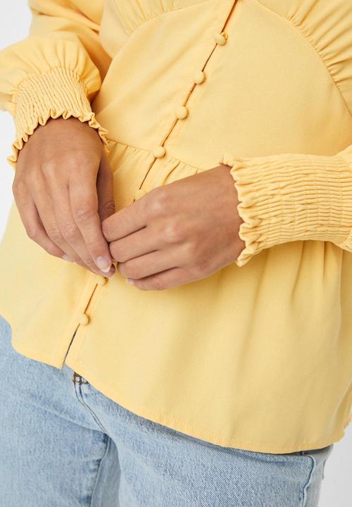 Vero Moda - Eye long sleeve top - yellow