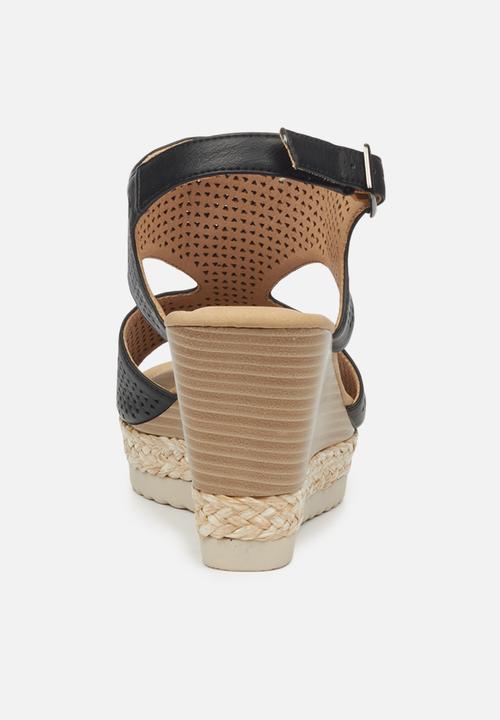 Butterfly Feet - Avery 2 wedge - black