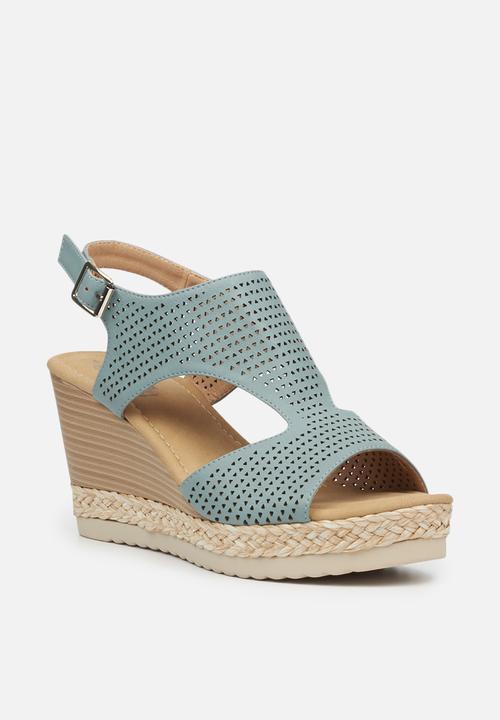 Butterfly Feet - Avery 2 wedge - blue