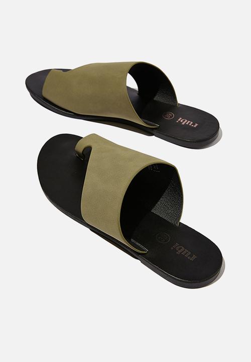 Cotton On - Everyday zoe asymmetrical slide - khaki