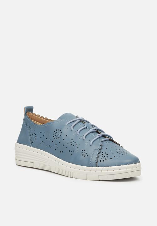 Butterfly Feet - Bean 3 derby - blue