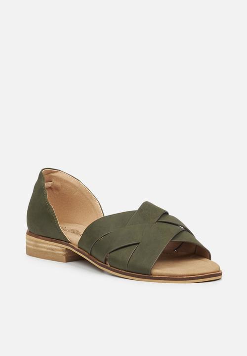 Miss Black - Charso1 sandal - olive