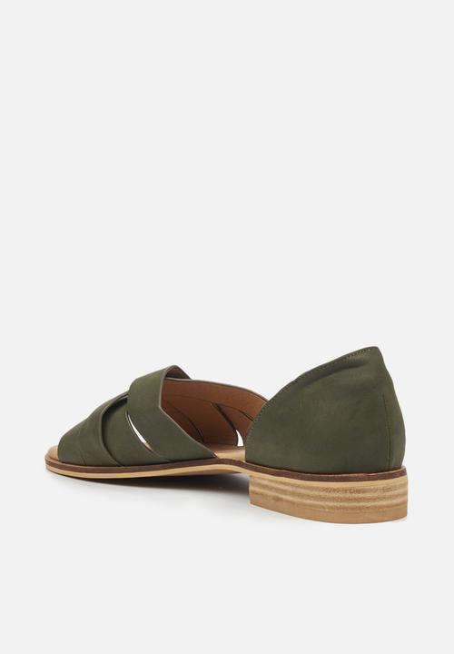 Miss Black - Charso1 sandal - olive