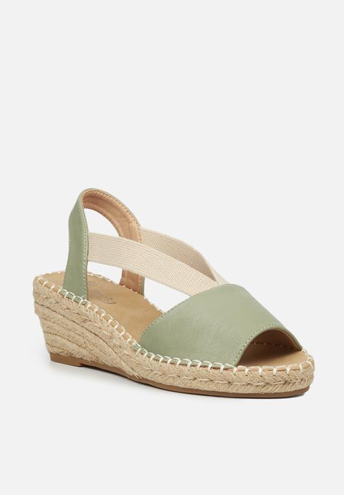Butterfly Feet - Lea 1 espadrille wedge - mint