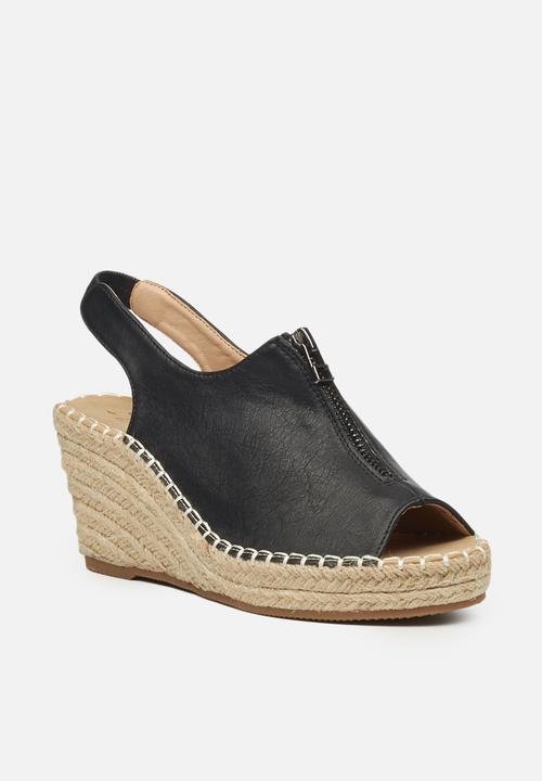 Butterfly Feet - Savy 1 espadrille wedge - black