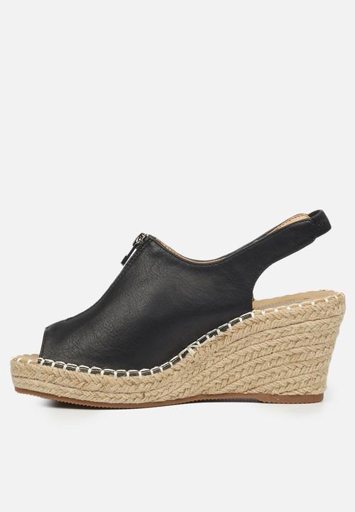Butterfly Feet - Savy 1 espadrille wedge - black
