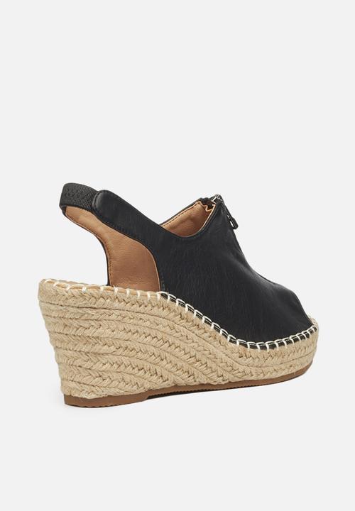 Butterfly Feet - Savy 1 espadrille wedge - black