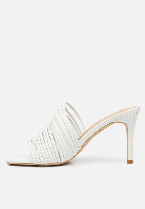 Miss Black - Chini1 mule heel - white