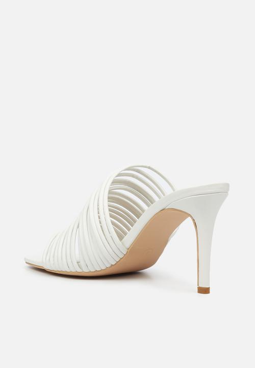 Miss Black - Chini1 mule heel - white
