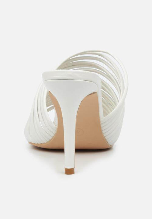 Miss Black - Chini1 mule heel - white