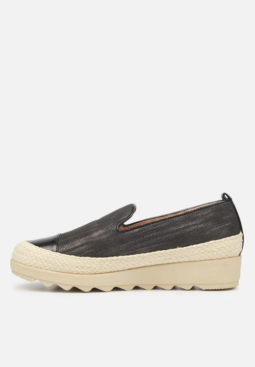 Butterfly Feet - Cynitha 1 flatform loafer - black