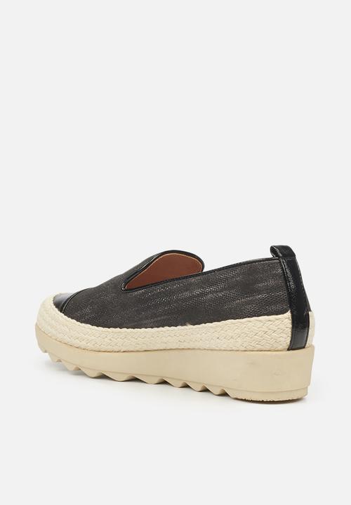 Butterfly Feet - Cynitha 1 flatform loafer - black