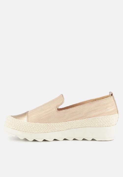 Butterfly Feet - Cynitha 1 flatform loafer - rose gold
