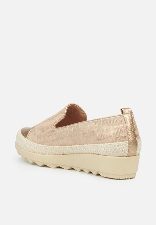 Butterfly Feet - Cynitha 1 flatform loafer - rose gold
