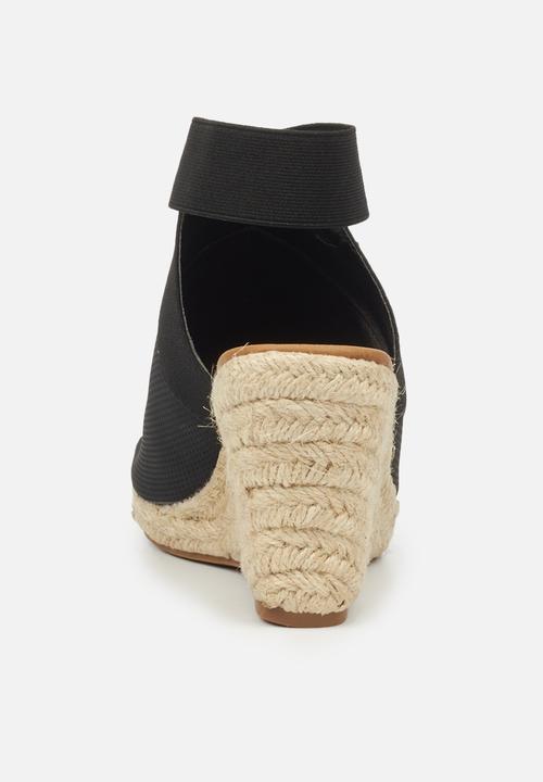 Butterfly Feet - Drayco 1 espadrille wedge - black
