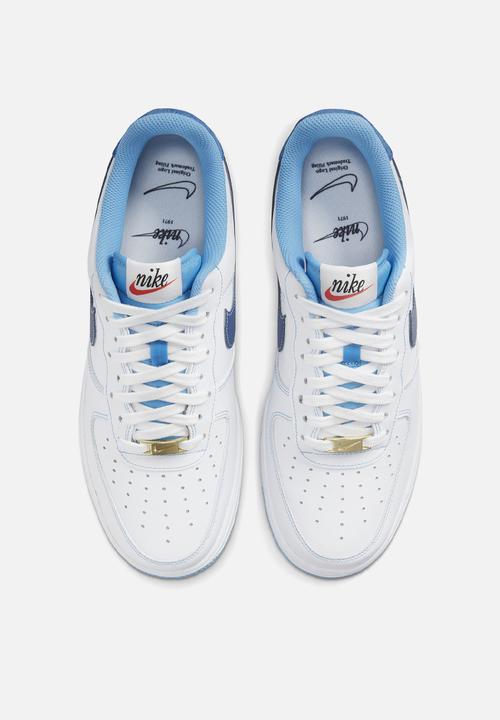 Nike - Air Force 1 '07 - white/deep royal blue-university blue