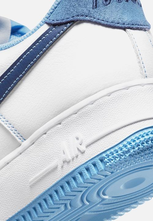 Nike - Air Force 1 '07 - white/deep royal blue-university blue