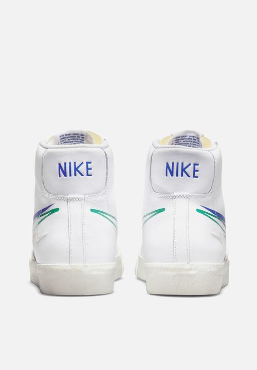 Nike - Blazer mid '77 - white/green noise-game royal