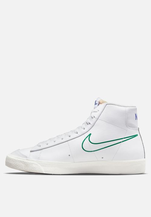 Nike - Blazer mid '77 - white/green noise-game royal