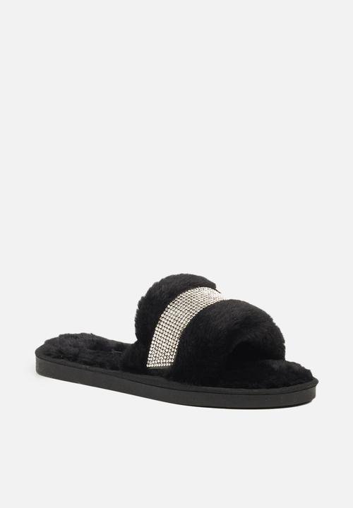 Miss Black - Rella3 slipper - black 