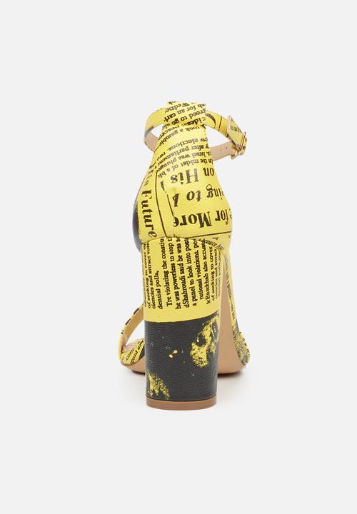 Miss Black - Times1 heel - yellow