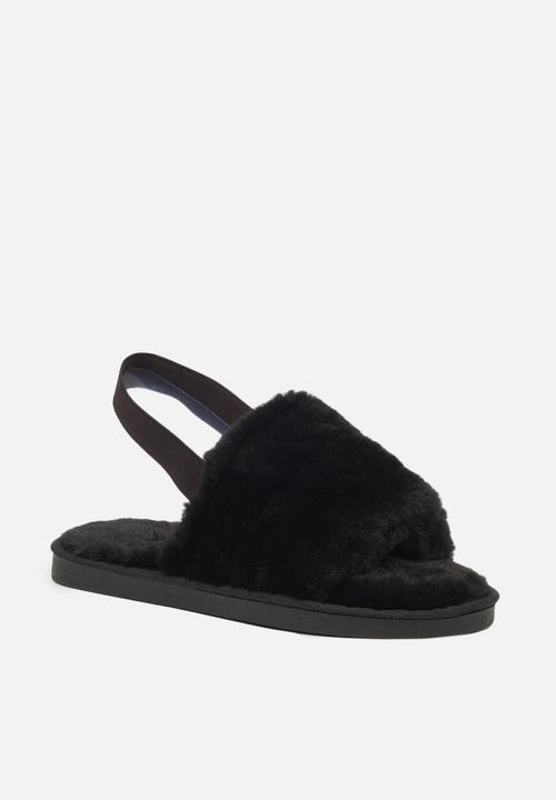 Miss Black - Rella5 slipper - black
